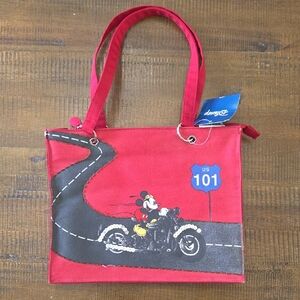 Disney Red Mickey Mouse Road Trip Tote